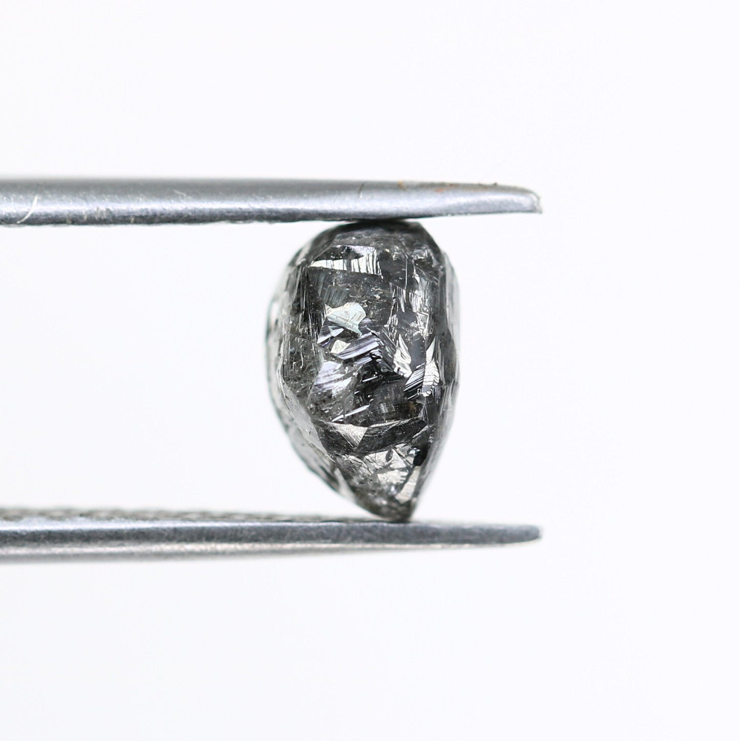 1.90 CT Black Uncut Raw Salt and Pepper - Loose Rough Diamond - Raw Irregular Shape - Customize Jewelry - Sale Offer - Christmas Gift