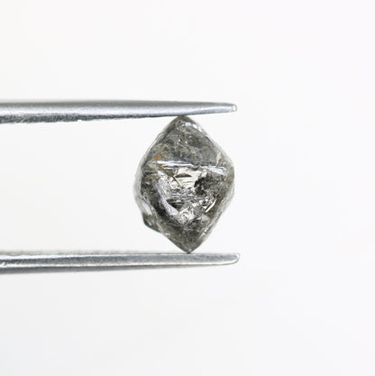 1.94 CT Black Uncut Raw Salt and Pepper - Loose Rough Diamond - Raw Irregular Shape - Customize Jewelry - Sale Offer - Christmas Gift