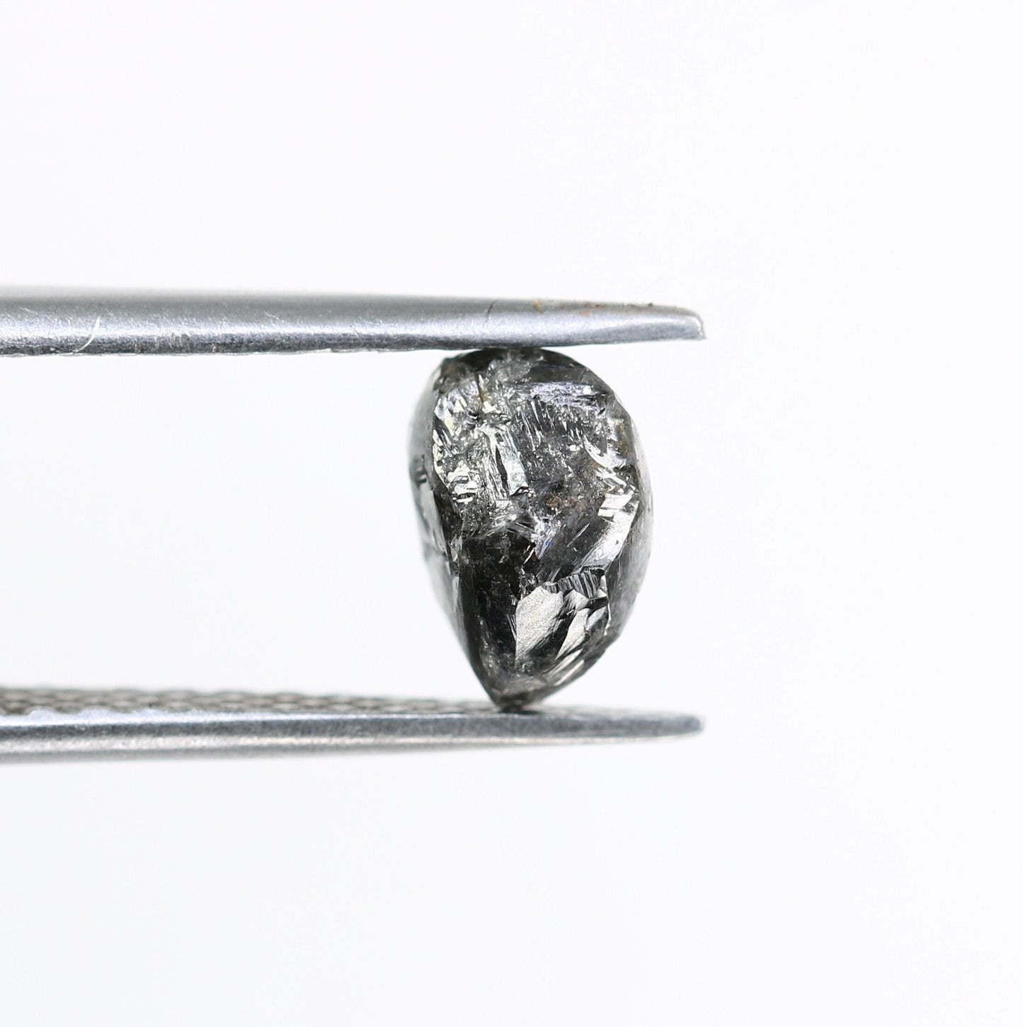 1.90 CT Black Uncut Raw Salt and Pepper - Loose Rough Diamond - Raw Irregular Shape - Customize Jewelry - Sale Offer - Christmas Gift