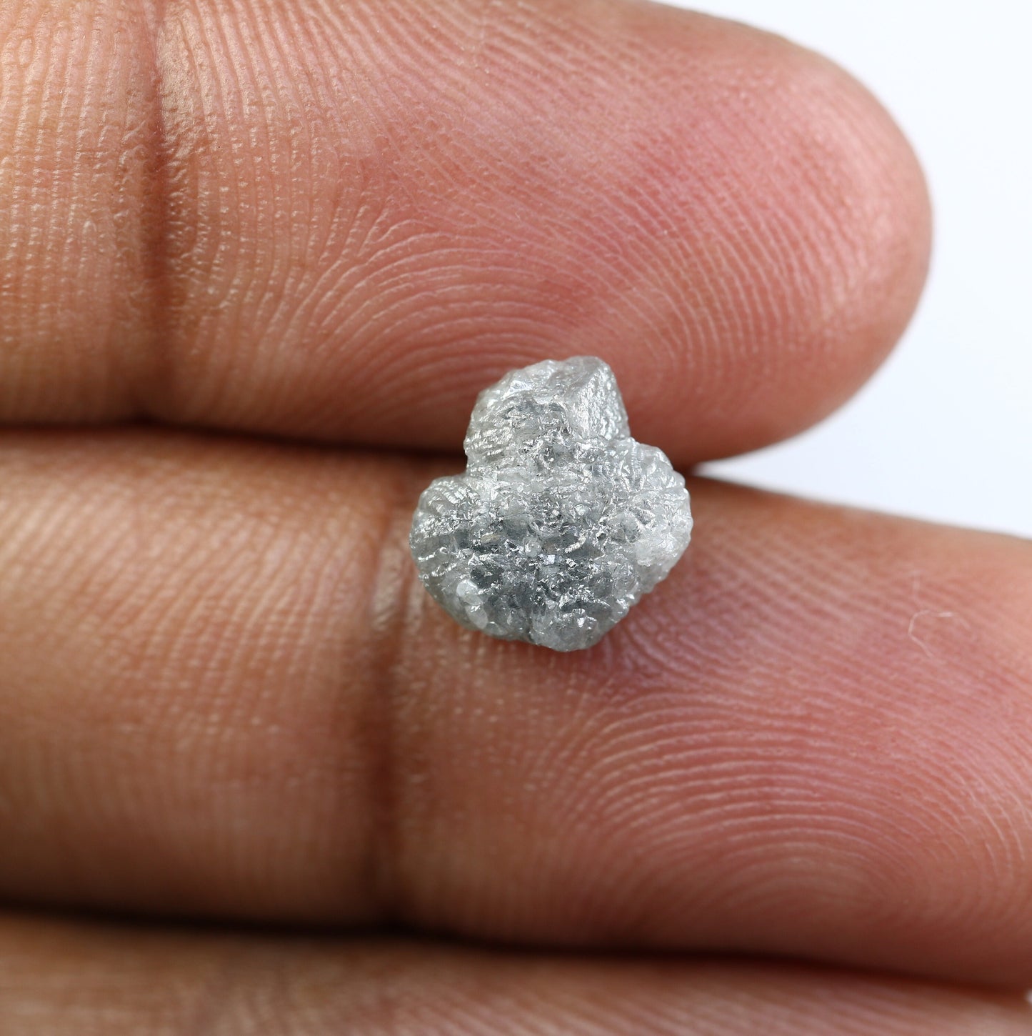 3.19 CT Uncut Raw Salt and Pepper - Loose Rough Diamond - Raw Irregular Shape - Customize Jewelry - Sale Offer - Christmas Gift