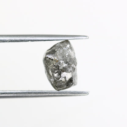 1.94 CT Black Uncut Raw Salt and Pepper - Loose Rough Diamond - Raw Irregular Shape - Customize Jewelry - Sale Offer - Christmas Gift