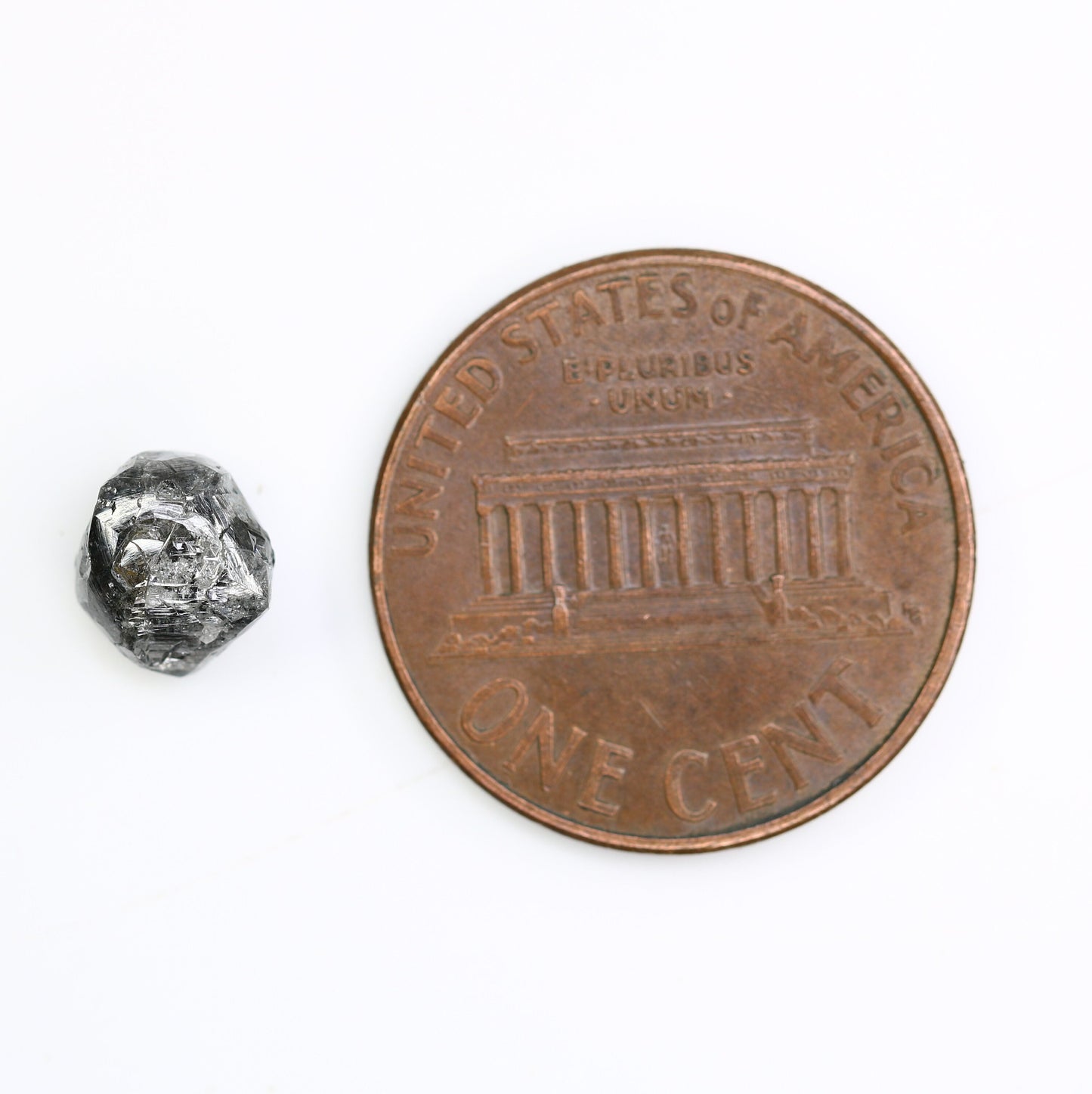 1.90 CT Black Uncut Raw Salt and Pepper - Loose Rough Diamond - Raw Irregular Shape - Customize Jewelry - Sale Offer - Christmas Gift