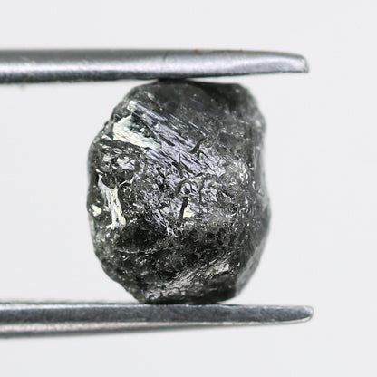 1.85 CT Black Uncut Raw Salt and Pepper - Loose Rough Diamond - Raw Irregular Shape - Customize Jewelry - Sale Offer - Christmas Gift