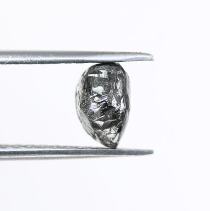 1.90 CT Black Uncut Raw Salt and Pepper - Loose Rough Diamond - Raw Irregular Shape - Customize Jewelry - Sale Offer - Christmas Gift