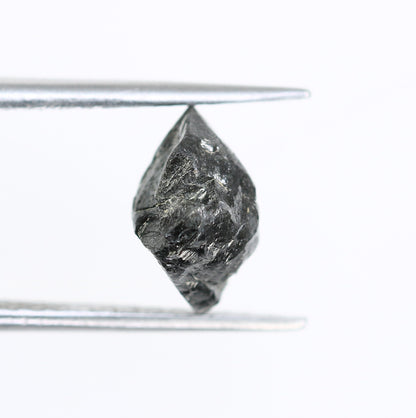 3.00 CT Gray Uncut Raw Salt and Pepper - Loose Rough Diamond - Raw Irregular Shape - Customize Jewelry - Sale Offer - Christmas Gift