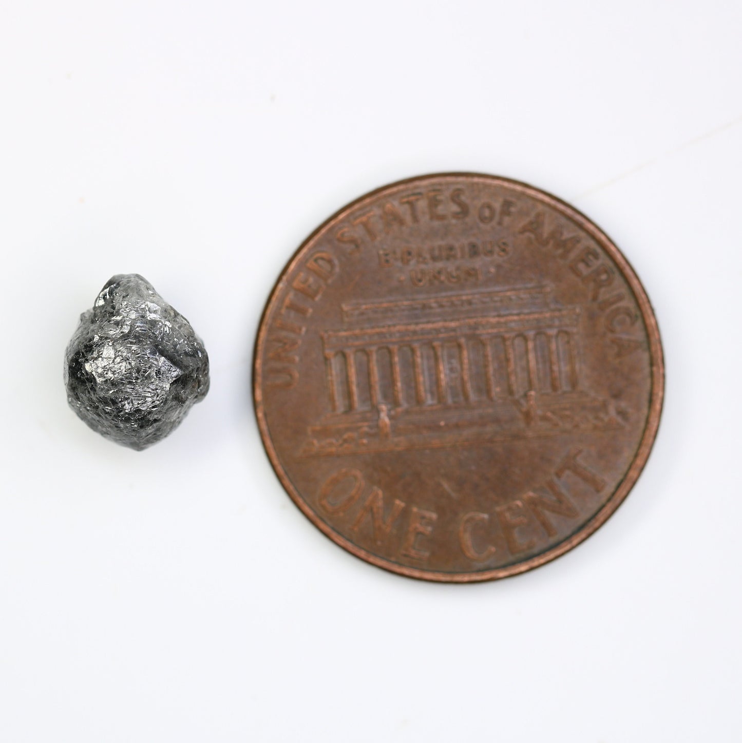 2.72 CT Gray Uncut Raw Salt and Pepper - Loose Rough Diamond - Raw Irregular Shape - Customize Jewelry - Sale Offer - Christmas Gift