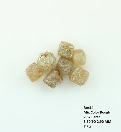2.57 Yellow Uncut Raw Salt and Pepper - Loose Rough Diamond - Raw Irregular Shape - Customize Jewelry - Sale Offer - Christmas Gift