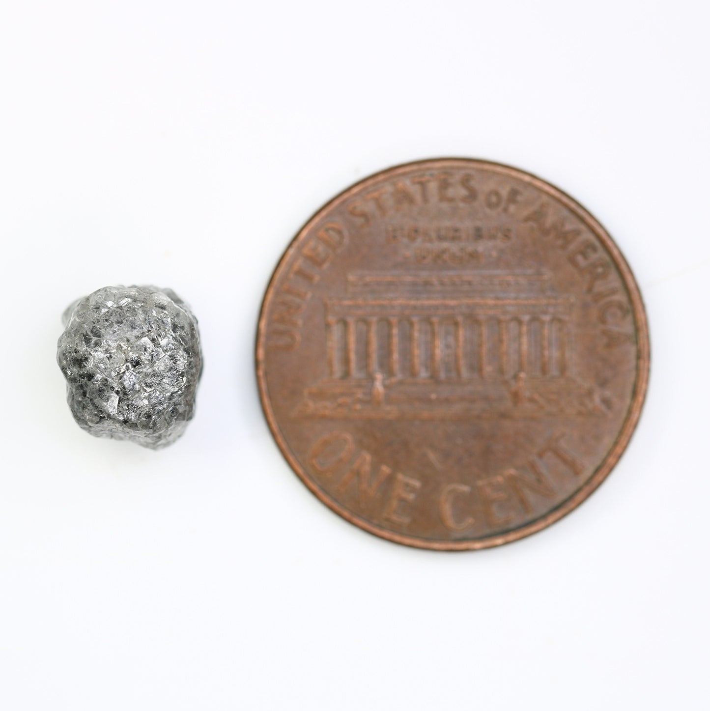 3.96 CT Uncut Raw Salt and Pepper-Loose Rough Diamond-Irregular Shape-For Customize Jewelry-Sale Offer-Christmas Gift