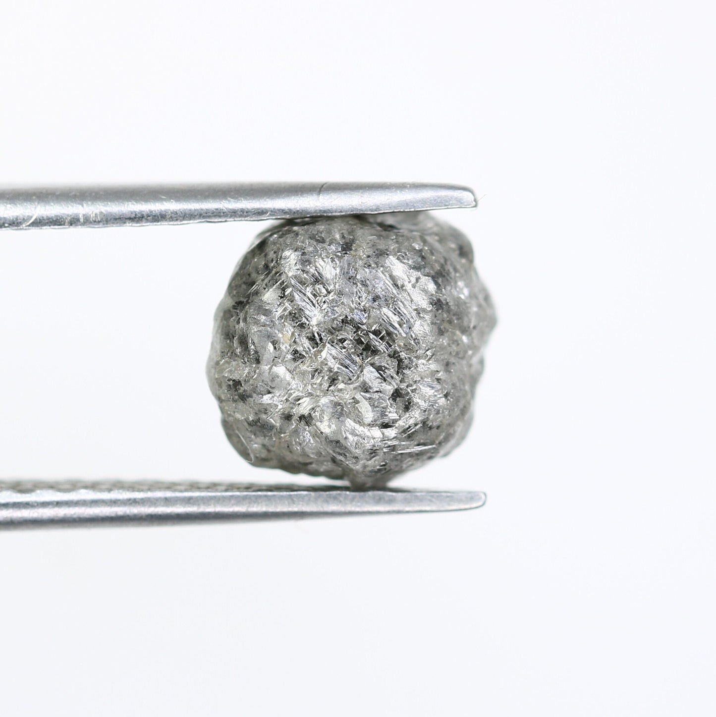 3.96 CT Uncut Raw Salt and Pepper-Loose Rough Diamond-Irregular Shape-For Customize Jewelry-Sale Offer-Christmas Gift