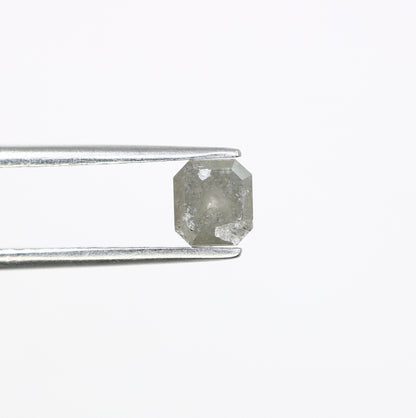 0.76 CT Salt and Pepper Emerald Shape Diamond - Natural Loose Emerald Cut Diamond - Emerald Engagement Ring - LABORDAY Offer