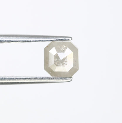 0.66 CT Salt and Pepper Emerald Shape Diamond - Natural Loose Emerald Cut Diamond - Perfect for Emerald Engagement Ring - Custom Jewelry