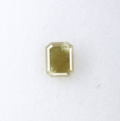1.48 CT Fancy Yellow Salt and Pepper Emerald Shape Diamond - Natural Loose Emerald Cut Diamond - Emerald Engagement Ring - LABORDAY Offer
