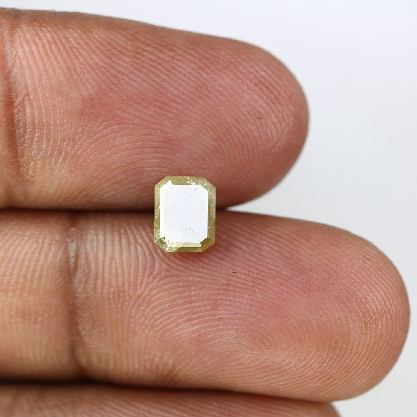 1.48 CT Fancy Yellow Salt and Pepper Emerald Shape Diamond - Natural Loose Emerald Cut Diamond - Emerald Engagement Ring - LABORDAY Offer