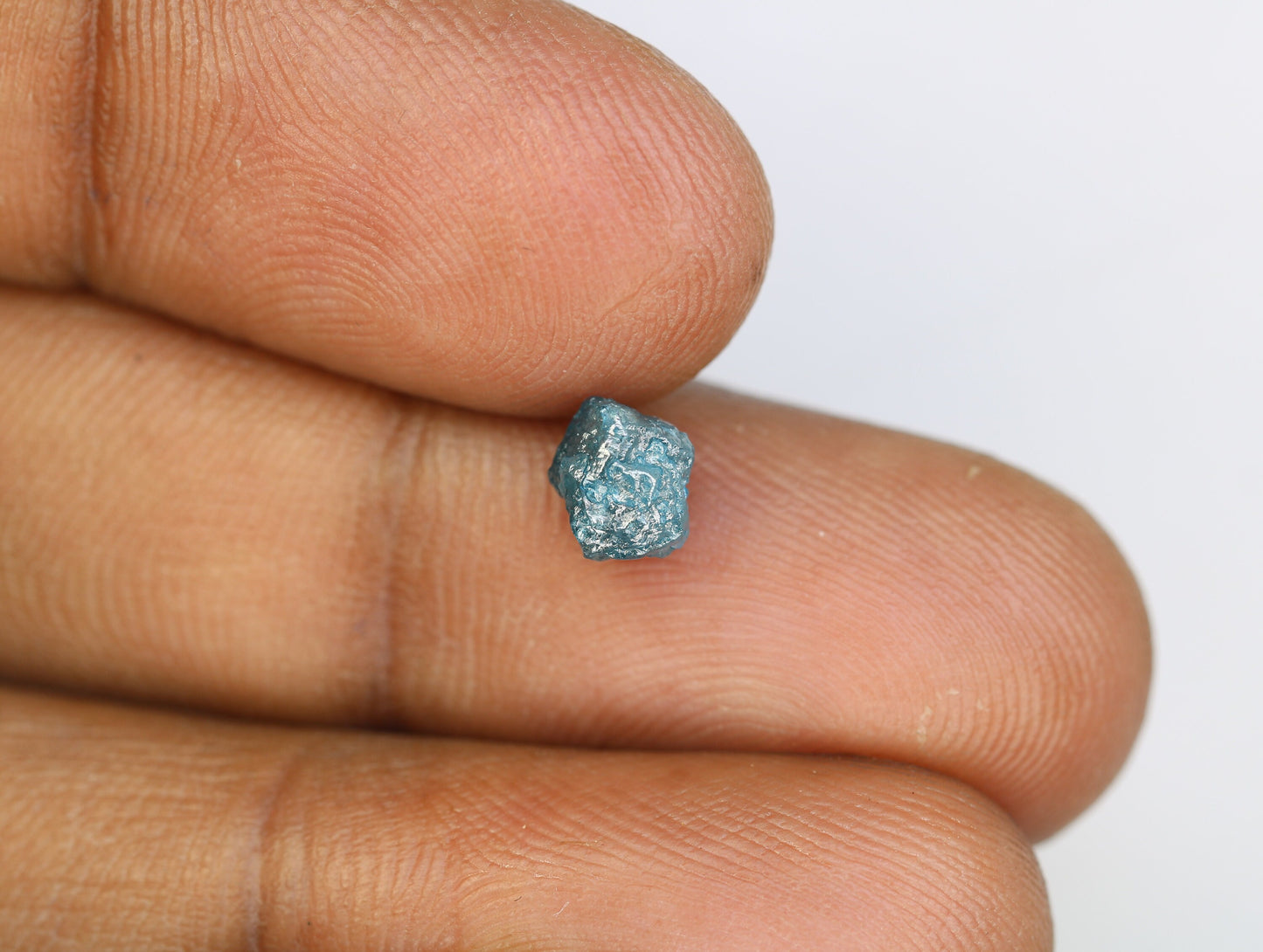 1.47 CT  Blue Uncut Rough Diamond For Engagement RingFor Gold Ring Diamonds