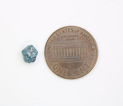 1.47 CT  Blue Uncut Rough Diamond For Engagement RingFor Gold Ring Diamonds