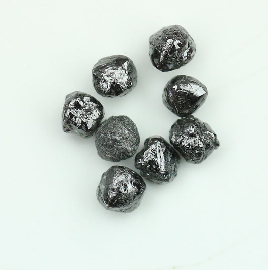 1.61 Carat Black Raw Rough Diamond For Engagement RingFor Gold Ring Diamonds