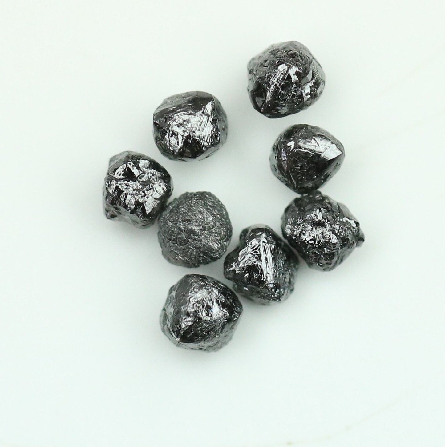 1.61 Carat Black Raw Rough Diamond For Engagement RingFor Gold Ring Diamonds