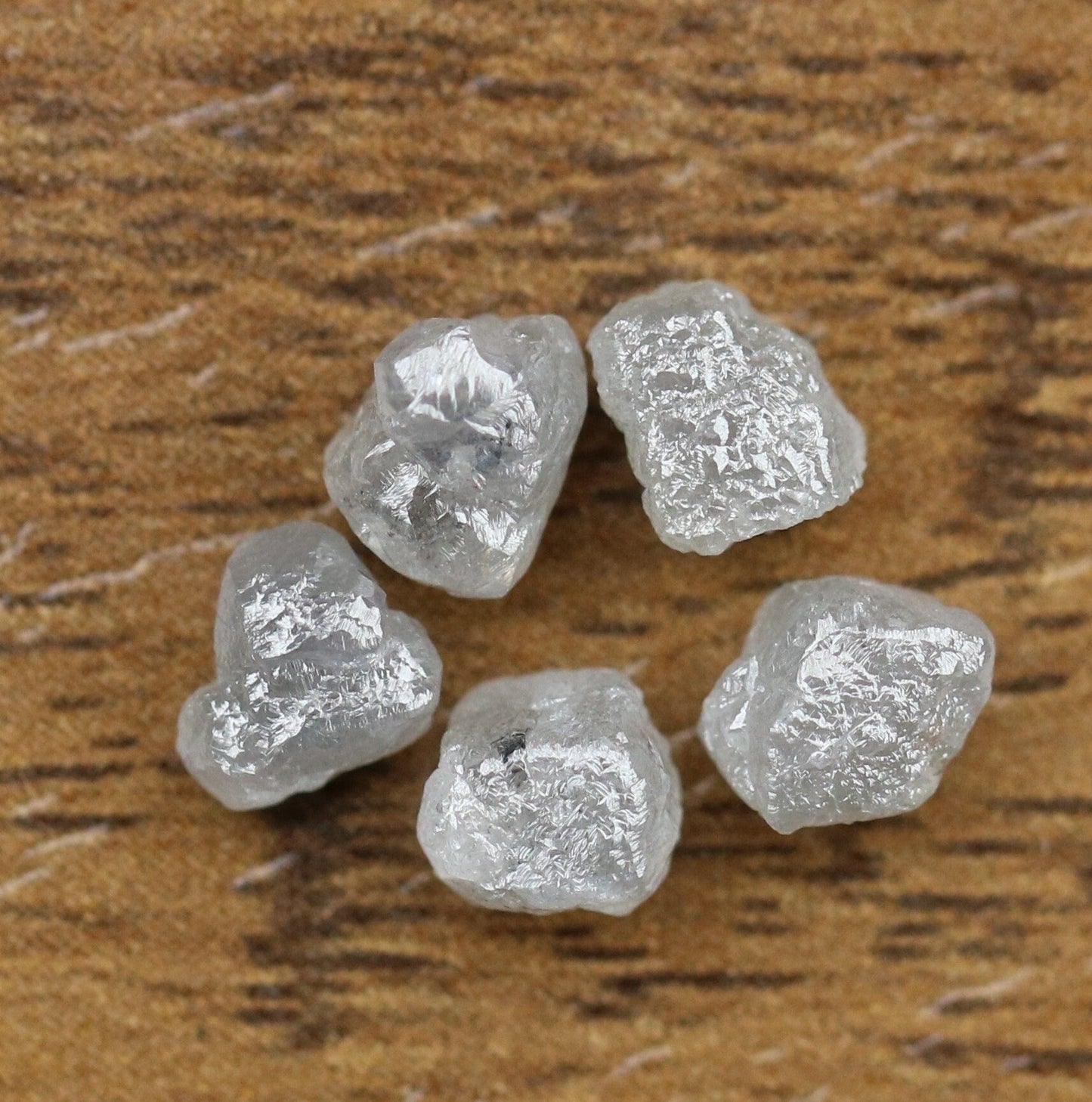 3.86 Carat Grey Loose Rough Diamond For Engagement RingFor Gold Ring Diamonds