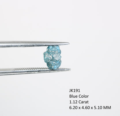 1.12 CT Blue Uncut Rough Diamond For Engagement RingFor Gold Ring Diamonds