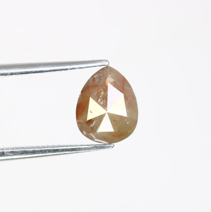 1.46 CT Pear Salt and Pepper Wedding RingFor Gold Ring Diamonds