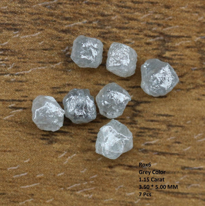 1.15 Carat Grey Raw Uncut Loose Diamond For Engagement RingFor Gold Ring Diamonds