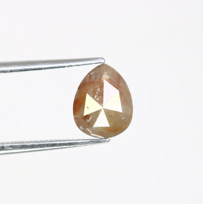 1.46 CT Pear Salt and Pepper Wedding RingFor Gold Ring Diamonds