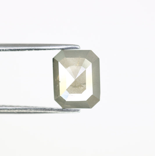 1.79 CT Salt and Pepper Emerald Shape Diamond - Natural Loose Emerald Cut Diamond - Emerald Engagement Ring - LABORDAY Offer