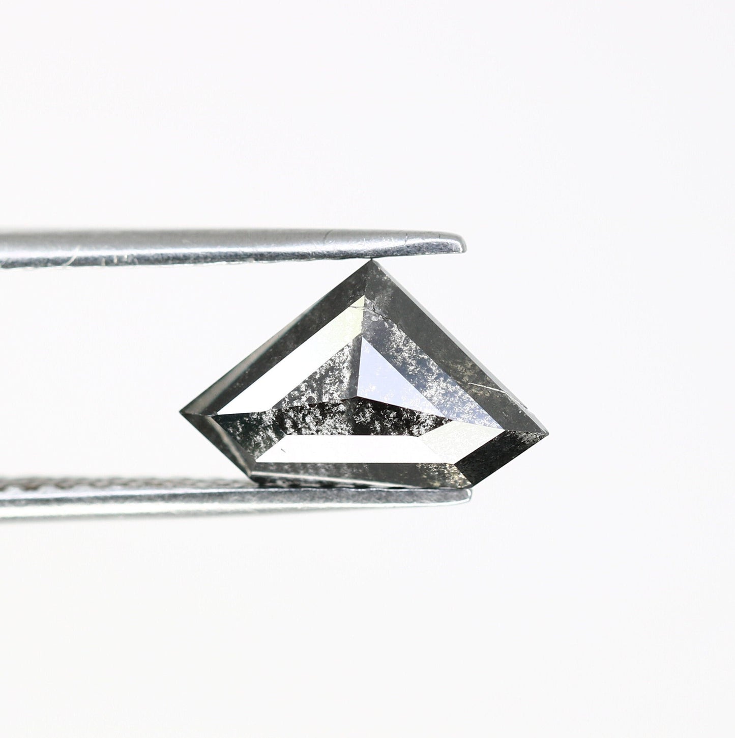 1.84 CT Salt and Pepper Natural Loose Diamond, Pentagon Cut for Handmade Necklace Pendant, Diamond Bracelet Engagement Gold Ring For Women