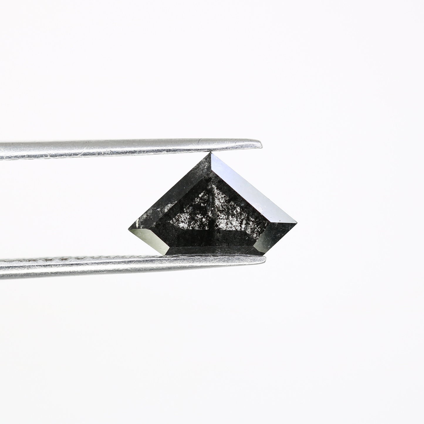 1.84 CT Salt and Pepper Natural Loose Diamond, Pentagon Cut for Handmade Necklace Pendant, Diamond Bracelet Engagement Gold Ring For Women
