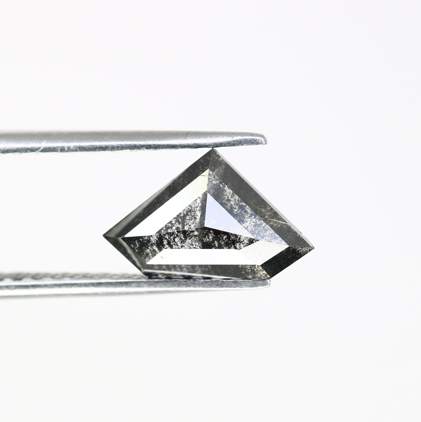 1.84 CT Salt and Pepper Natural Loose Diamond, Pentagon Cut for Handmade Necklace Pendant, Diamond Bracelet Engagement Gold Ring For Women