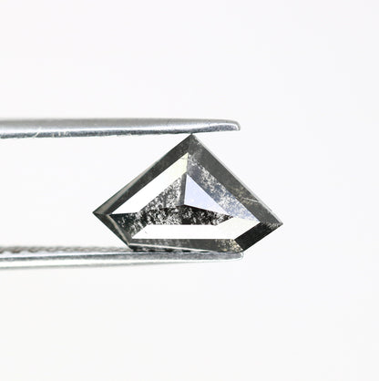 1.84 CT Salt and Pepper Natural Loose Diamond, Pentagon Cut for Handmade Necklace Pendant, Diamond Bracelet Engagement Gold Ring For Women