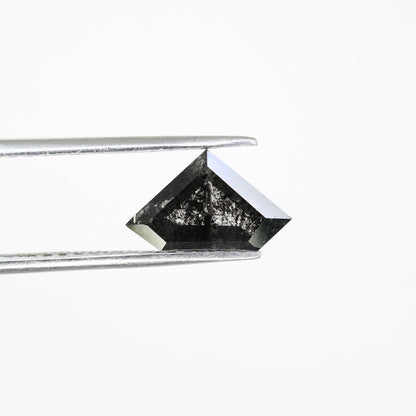 1.84 CT Salt and Pepper Natural Loose Diamond, Pentagon Cut for Handmade Necklace Pendant, Diamond Bracelet Engagement Gold Ring For Women