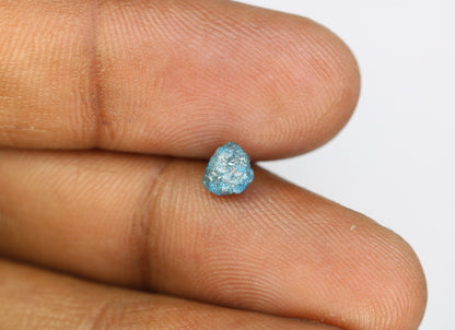 0.97 CT Uncut Blue Rough Diamond For Engagement RingFor Gold Ring Diamonds