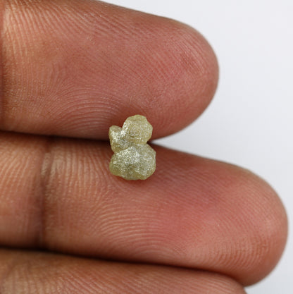 1.56 CT Rough Raw Grey Uncut Diamond For Engagement RingFor Gold Ring Diamonds