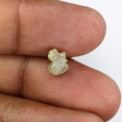 1.56 CT Rough Raw Grey Uncut Diamond For Engagement RingFor Gold Ring Diamonds