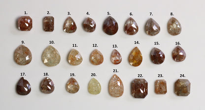 Natural Loose Salt and Pepper Diamonds (0.23 to 1.47 CT) | Unique Mixed Shape Gemstones for Men’s and Women’s Jewelry Antique-Inspired Gift