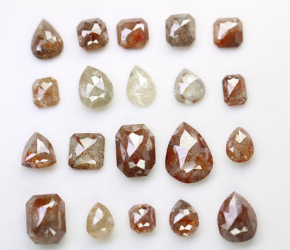 Natural Loose Salt and Pepper Diamonds | Mixed Shapes: Oval, Pear, Emerald, Cushion | Unique Jewelry and Gifts for Women