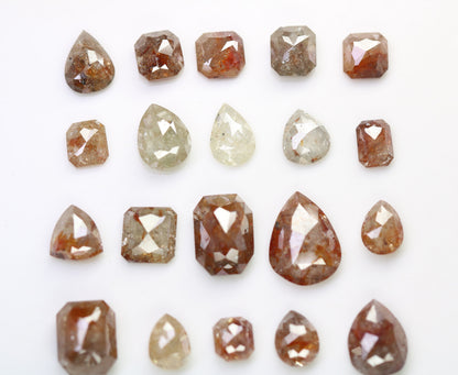 Natural Loose Salt and Pepper Diamonds | Mixed Shapes: Oval, Pear, Emerald, Cushion | Unique Jewelry and Gifts for Women