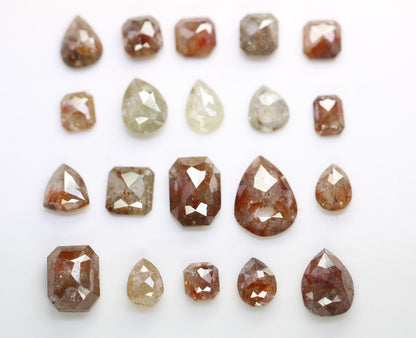 Natural Loose Salt and Pepper Diamonds | Mixed Shapes: Oval, Pear, Emerald, Cushion | Unique Jewelry and Gifts for Women