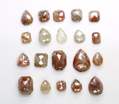 Natural Loose Salt and Pepper Diamonds | Mixed Shapes: Oval, Pear, Emerald, Cushion | Unique Jewelry and Gifts for Women