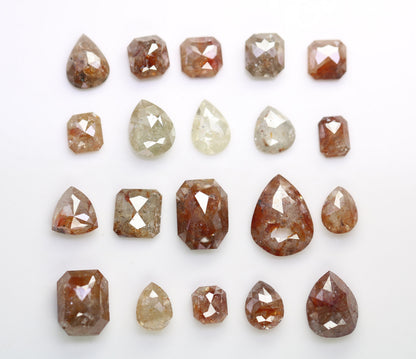 Natural Loose Salt and Pepper Diamonds | Mixed Shapes: Oval, Pear, Emerald, Cushion | Unique Jewelry and Gifts for Women