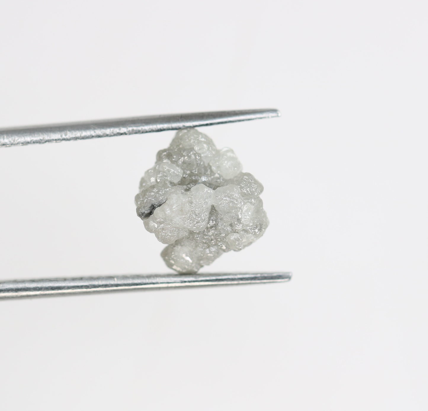 2.73ct Grey Raw Uncut Rough Diamond RingFor Gold Ring Diamonds