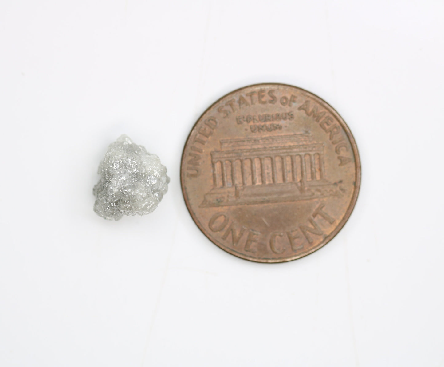 2.73ct Grey Raw Uncut Rough Diamond RingFor Gold Ring Diamonds