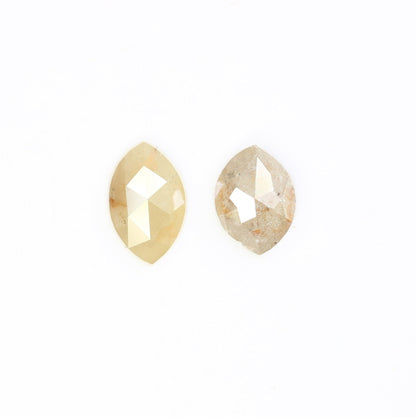 1.15 CT Marquise Shape Salt And Pepper Diamond | Natural Loose Black/Grey Diamonds For Weeding & Earring | For pendant | For Bracelet