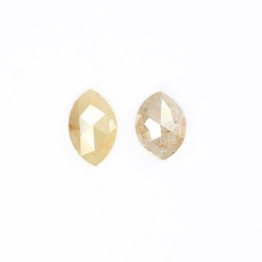 1.15 CT Marquise Shape Salt And Pepper Diamond | Natural Loose Black/Grey Diamonds For Weeding & Earring | For pendant | For Bracelet