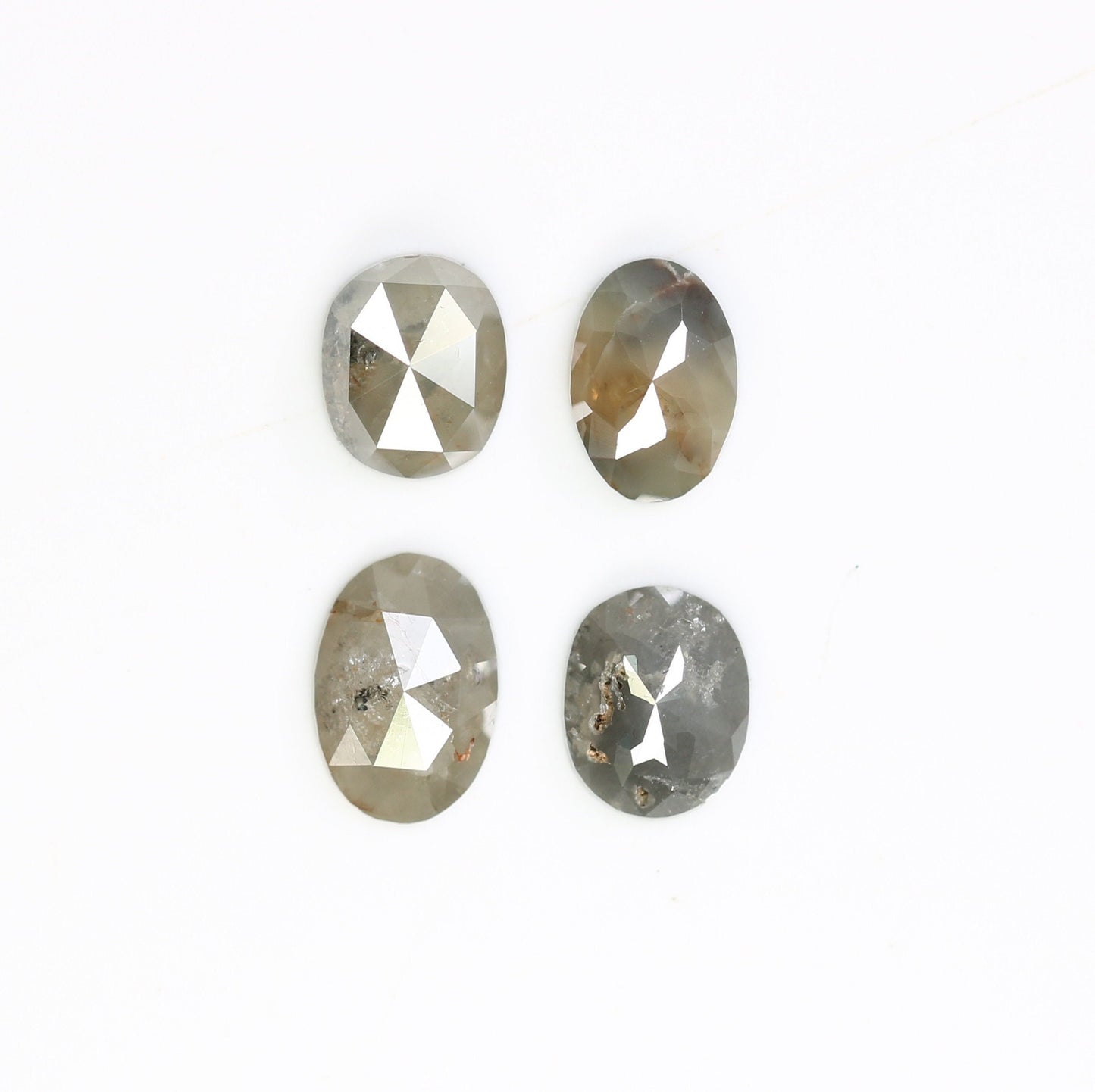 1.67 CT Oval Shape Grey Diamond | Elegant Gold Engagement Ring | Unique Bridal Jewelry