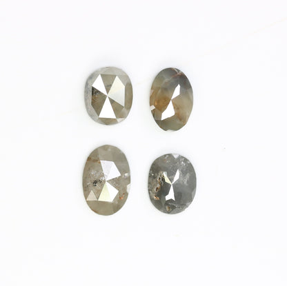 1.67 CT Oval Shape Grey Diamond | Elegant Gold Engagement Ring | Unique Bridal Jewelry