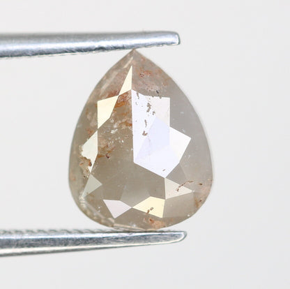 1.57 CT Grey Pear Shape Diamond For Engagement RingFor Gold Ring Diamonds
