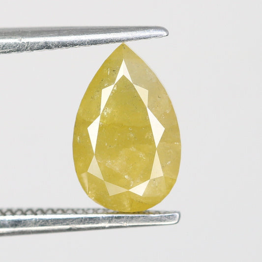 1.52 CT Pear Shape Light Green Diamond For Engagement RingFor Gold Ring Diamonds