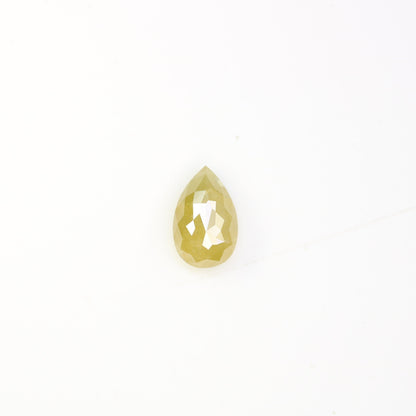 1.52 CT Pear Shape Light Green Diamond For Engagement RingFor Gold Ring Diamonds